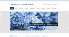 Desktop Screenshot of christchurchcville.org